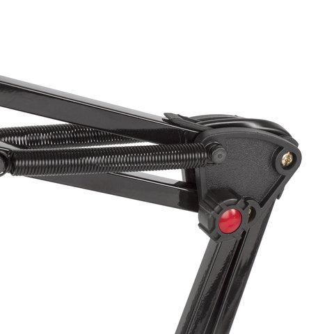 Настольная лампа / светильник SONNEN TL-007, подставка + струбцина, 40 Вт, Е27, черный, высота 60 см, 235540