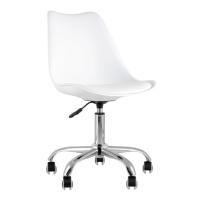 Стул офисный Blok New, пластиковый белый