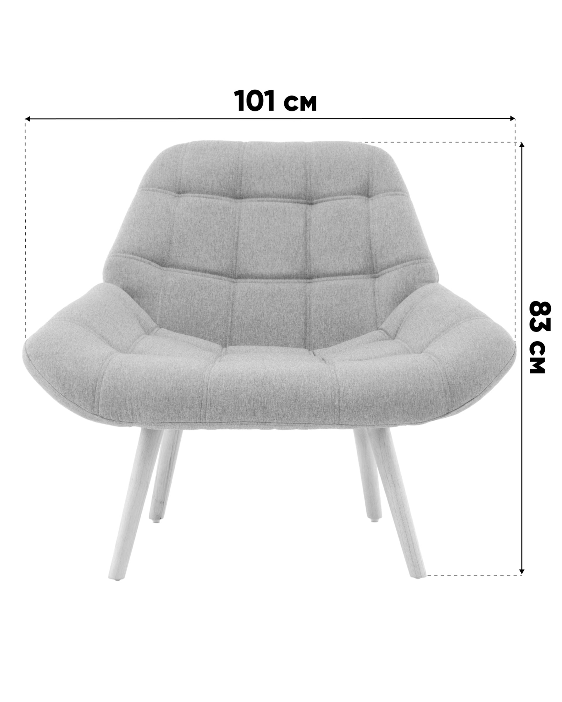 Кресло Олби Квадро горчичный