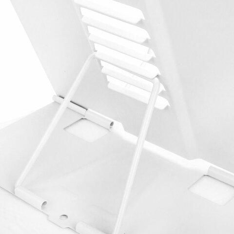 Подставка для книг и учебников ЮНЛАНДИЯ "Flamingo", регулируемый угол наклона, металл, 237573