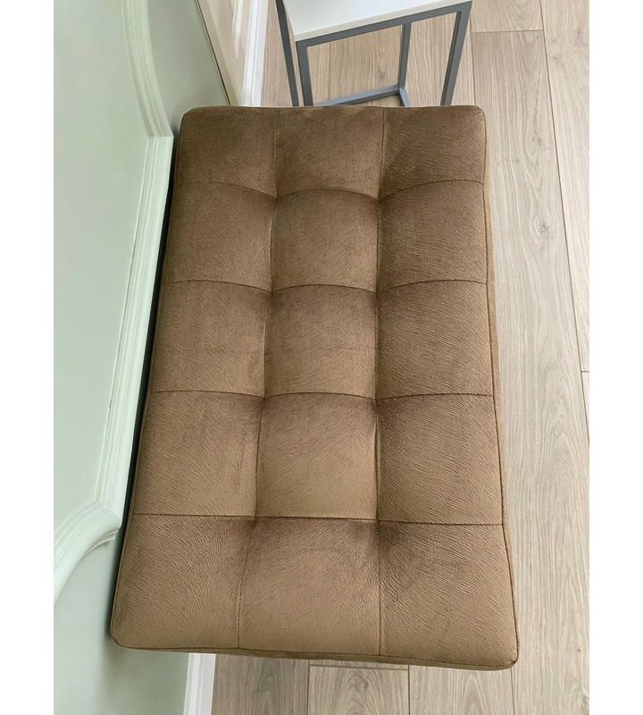 Банкетка Сканди-60 (светло-коричневый/золото)