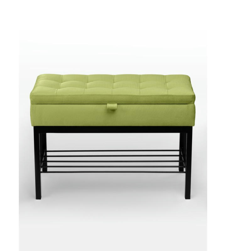 Банкетка Н-76 (черный/салатовый)