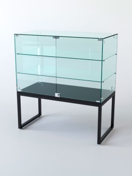 Прилавок "ЛОФТ СТИЛЬ" №122 (с дверками), Черный