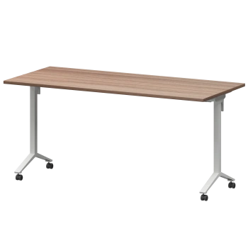 Стол мобильный складной Моби МБ22-160.70 Темный шимо/Белый