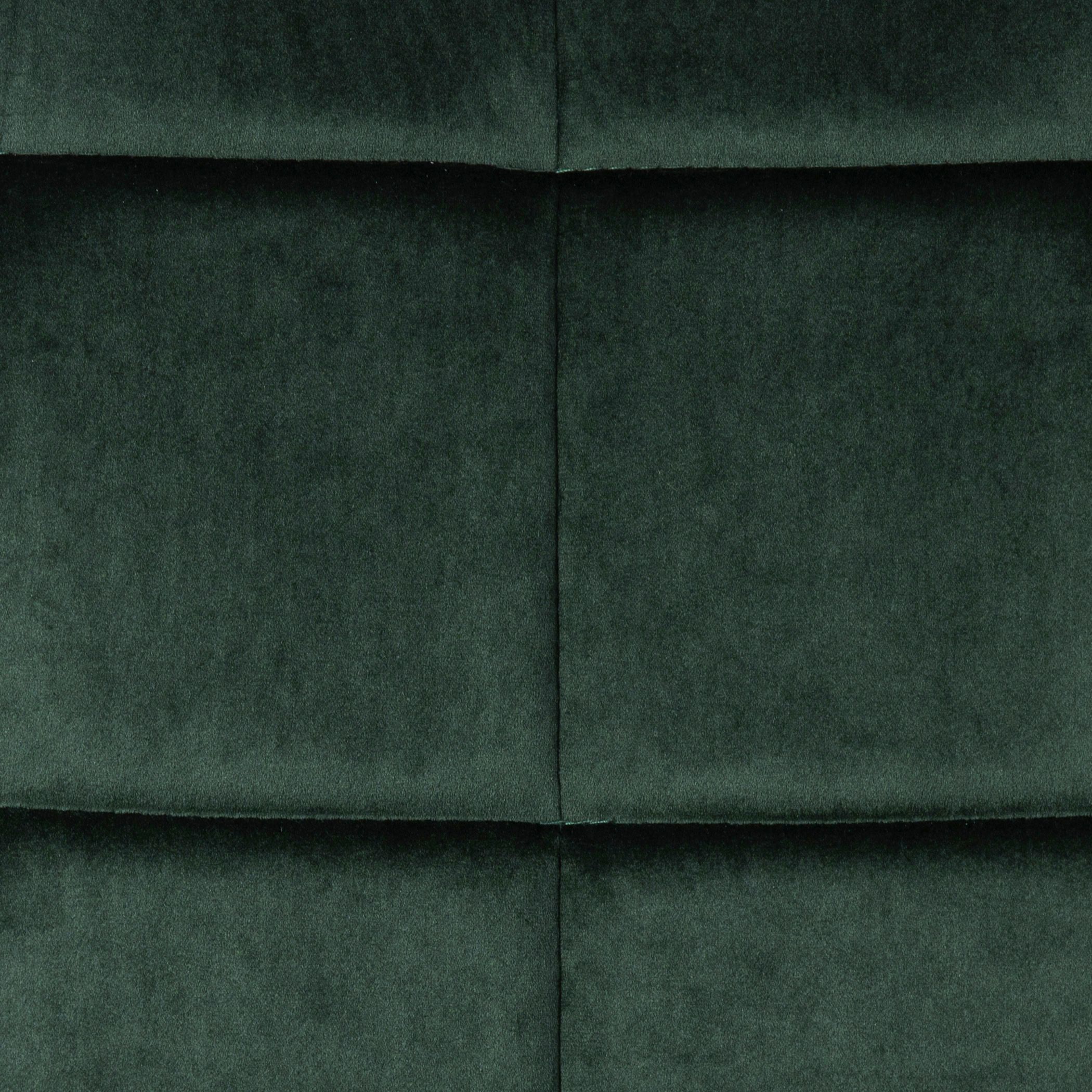 Стул Fred, темно-зеленый, велюр