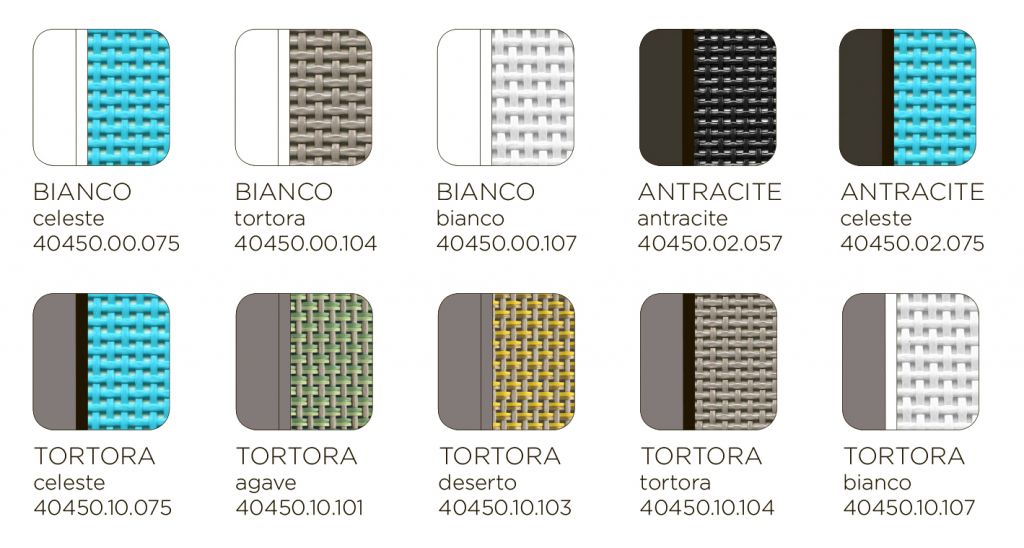 Шезлонг-лежак пластиковый Atlantico тортора, голубой