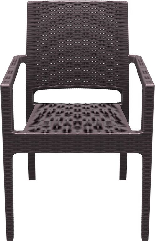 Комплект пластиковой мебели Miami Ibiza коричневый