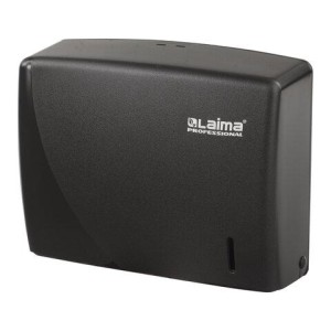 Диспенсер для полотенец LAIMA PROFESSIONAL ORIGINAL (Система H2), Z-сложения, черный, ABS-пластик, 605760