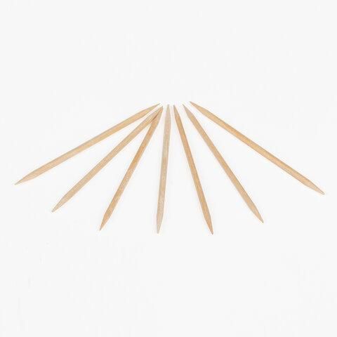 Зубочистки деревянные 190 штук в диспенсере с крышкой, БЕЛЫЙ АИСТ, берёза, 607566, 81