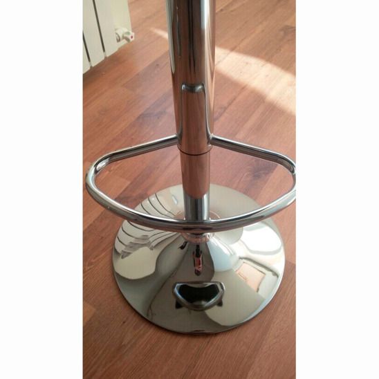 Барный стул Гвалиор, черный кожа