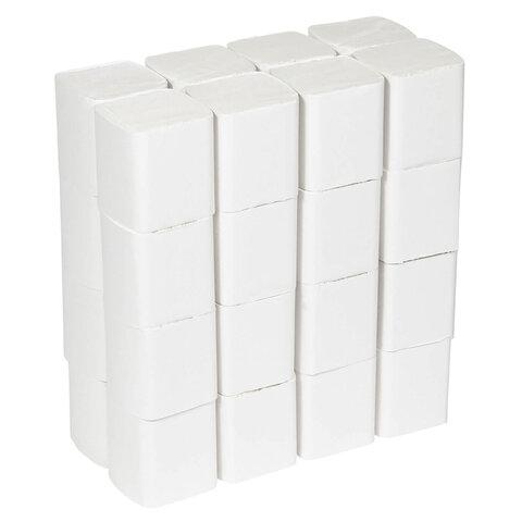Бумага туалетная листовая KIMBERLY-CLARK Hostess КОМПЛЕКТ 32 шт., 250 листов, 18,6х11 см, 2-слойная, 8035