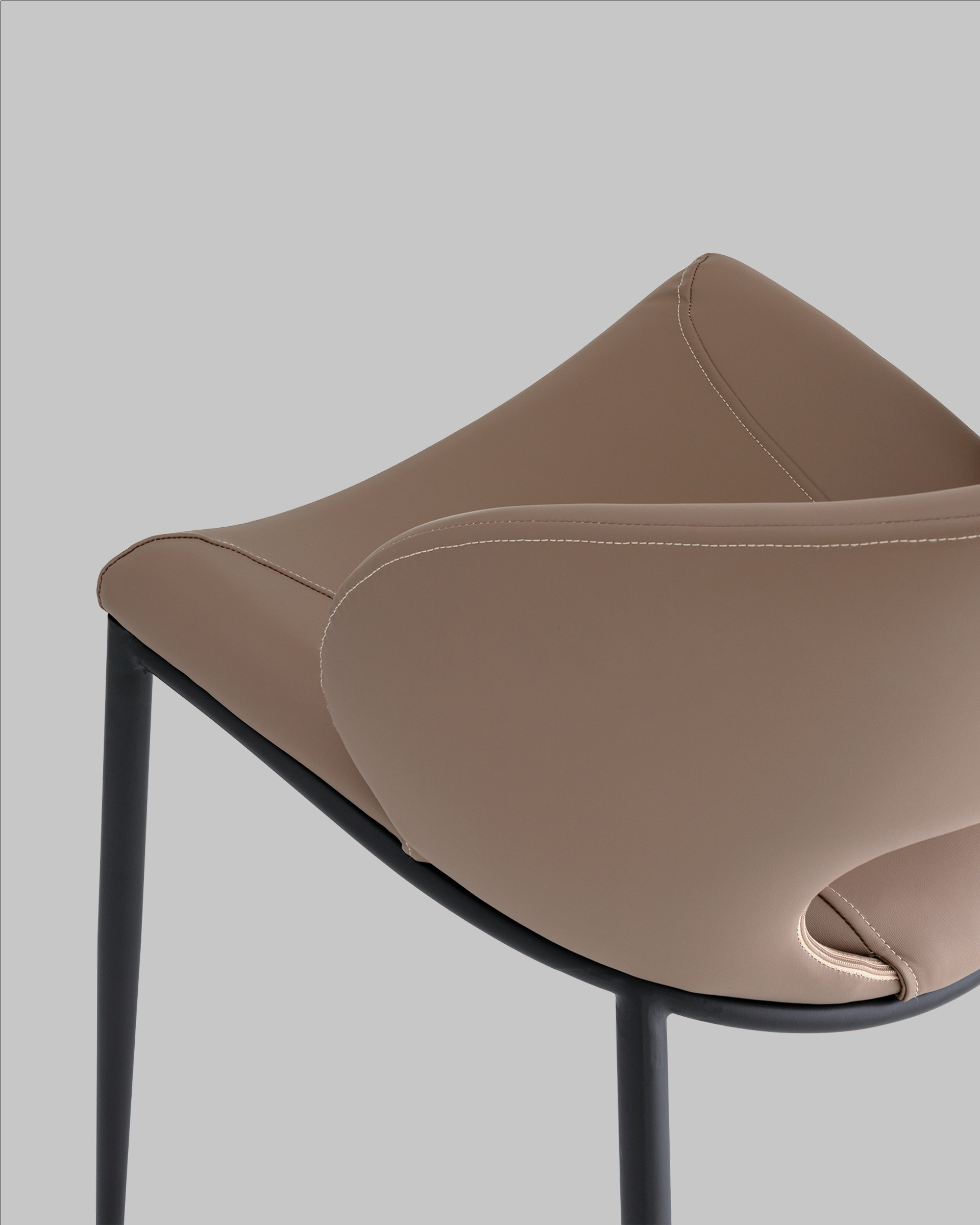 Стул Вивьен иск.кожа светло-коричневый