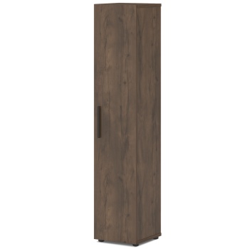 Шкаф для документов высокий узкий T-551 Лавана - Lavana цвет Таксония темная
