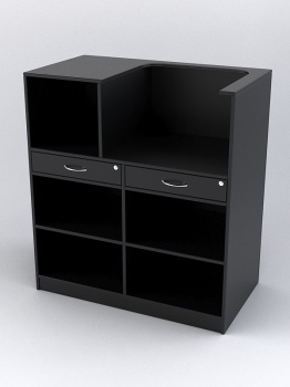 Прилавок "РИВОЛИ" №7 кассовый, Черный