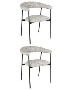 Стул обеденный Toko светло-серый 2 шт.