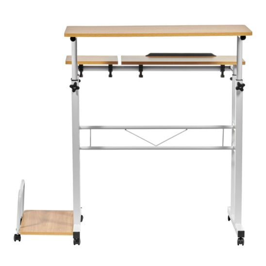 Стол Shuttle, многофункциональный, свтелое дерево/ белый