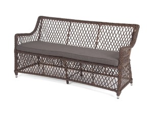 "Латте" диван двухместный из искусственного ротанга