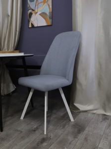 Стул ПРОВАНС 360 град. поворот. B28 Темно-серый, велюр / черный каркас,