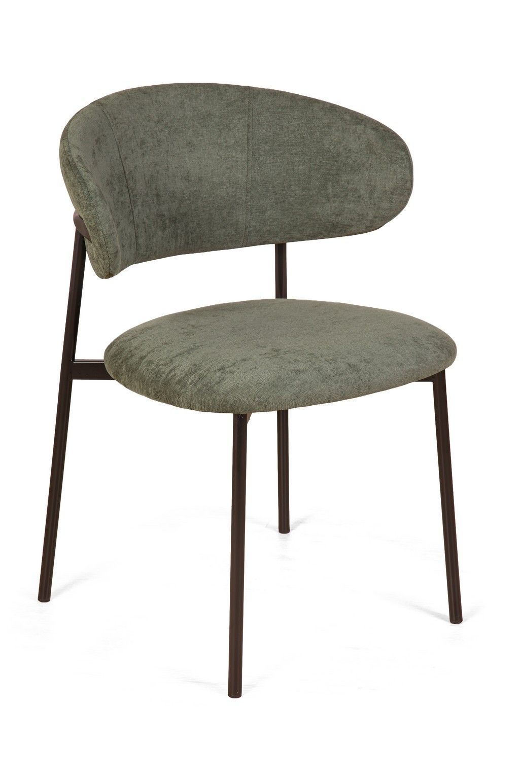 Стул Адель, шенилл Puffy green