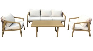 "Детройт" лаунж-зона из искусственного ротанга