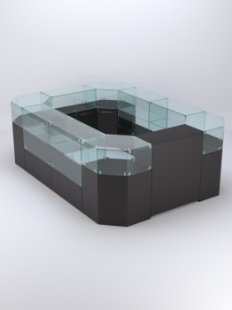 Комплект прилавков "ШАНЕЛЬ" №1, Черный