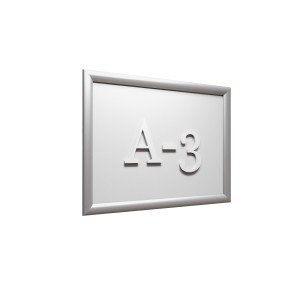 ПРОФИ-02.А3.Al Клик-рамка для информации алюминиевая 25мм цена 800 ₽ ПРОФИ-02.А3.Al Клик-рамка для информации алюминиевая 25мм