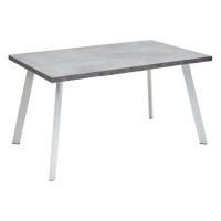 Стол Brick M 120, бетон Портленд/ белый