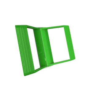 АККОРД-02.А4Gr.Gn Демосистема 20 зеленых панелей А4 серая настенная