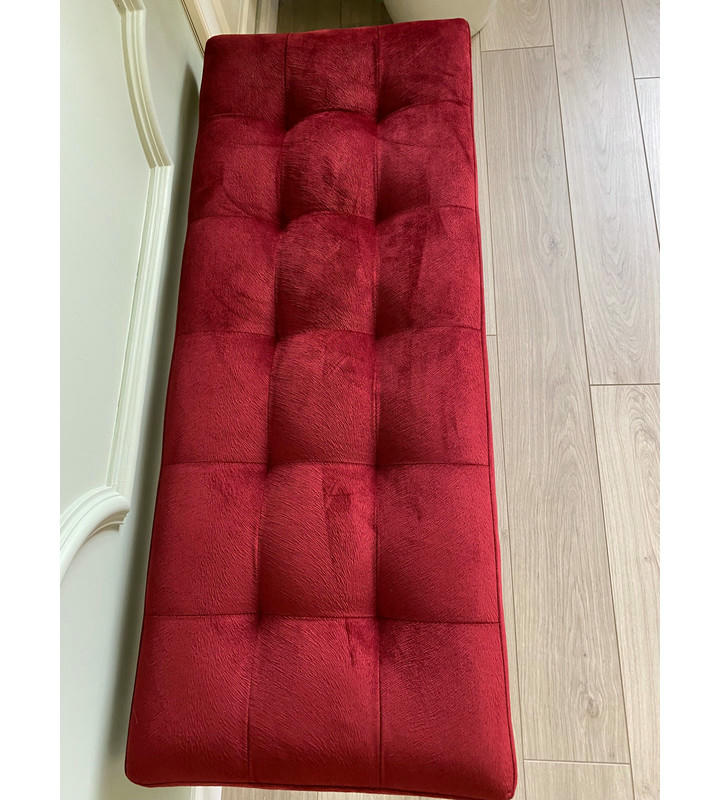 Банкетка Сканди-96-2 (красный/белый)