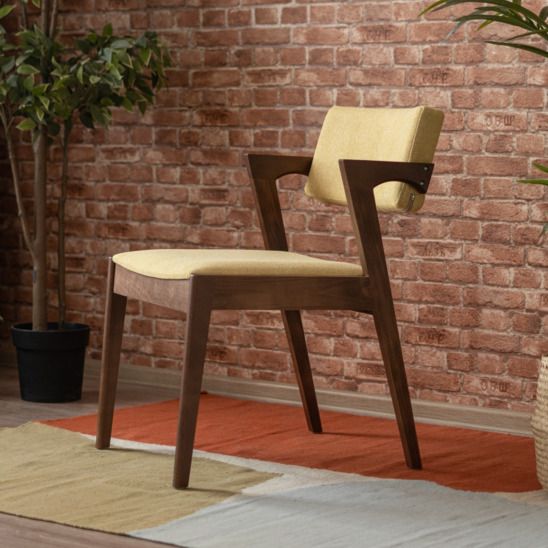 Стул Ostin, рогожка Chalet brown, старинный орех