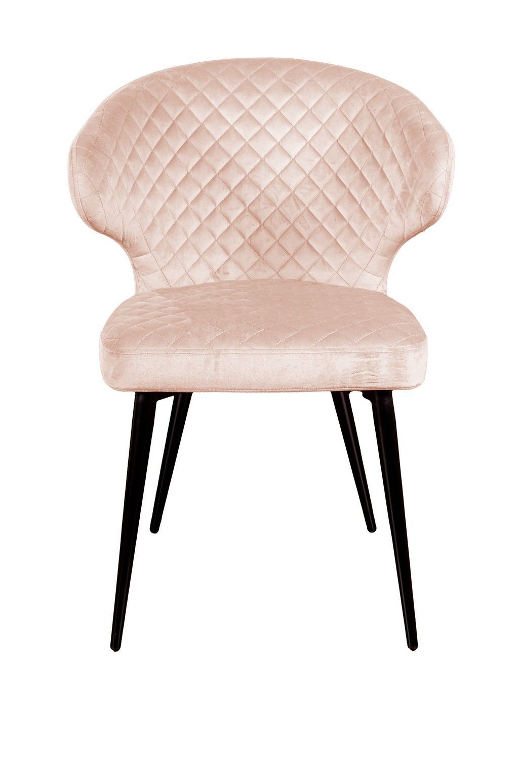 Стул Ричард ромб, бархат светло-бежевый 2