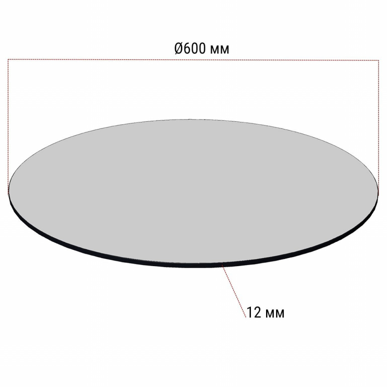 Стол обеденный Fuoz HPL черный, индийский шесман