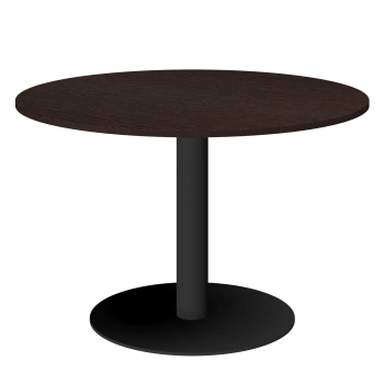 Стол круглый Арго-М АМ-ДУ120 Дуб венге/Антрацит
