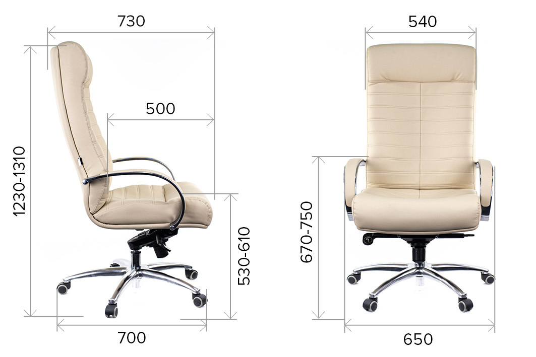 Кресло Everprof Orion (Орион) AL M Кожа Черный