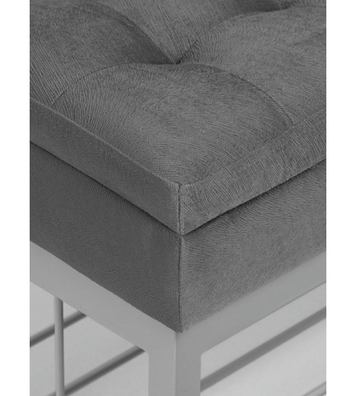 Банкетка Н-76 (серый/серый)