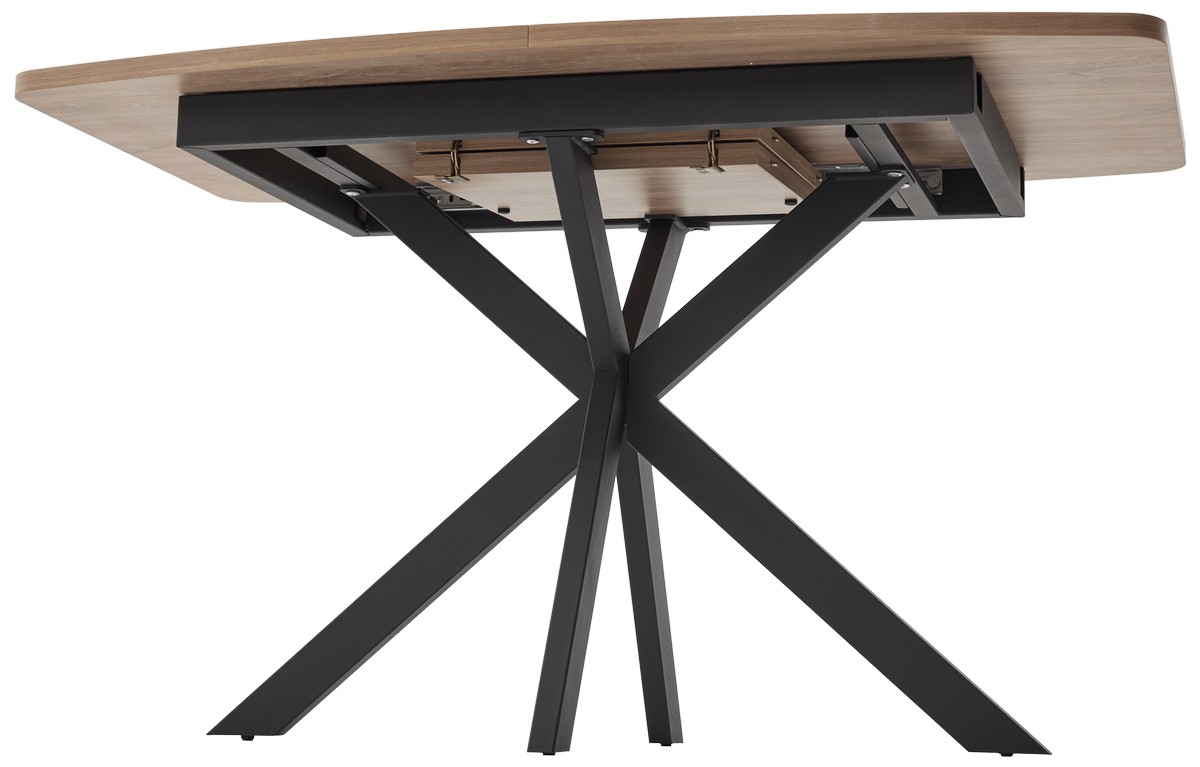 Стол АРИЗОНА 130 ДУБ КУНЕО / Черный каркас