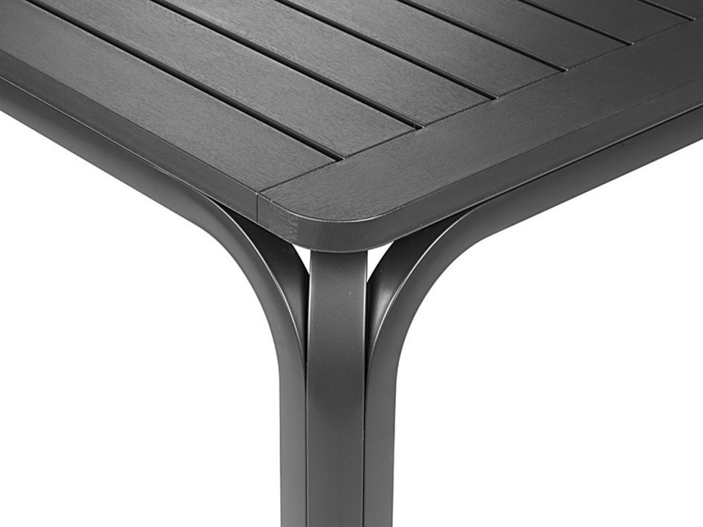 Стол пластиковый раздвижной Alloro 140 Extensible антрацит