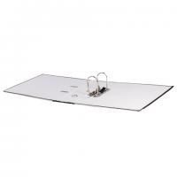 Папка-регистратор BRAUBERG с покрытием из ПВХ, 80 мм, с уголком, черная (удвоенный срок службы), 227189