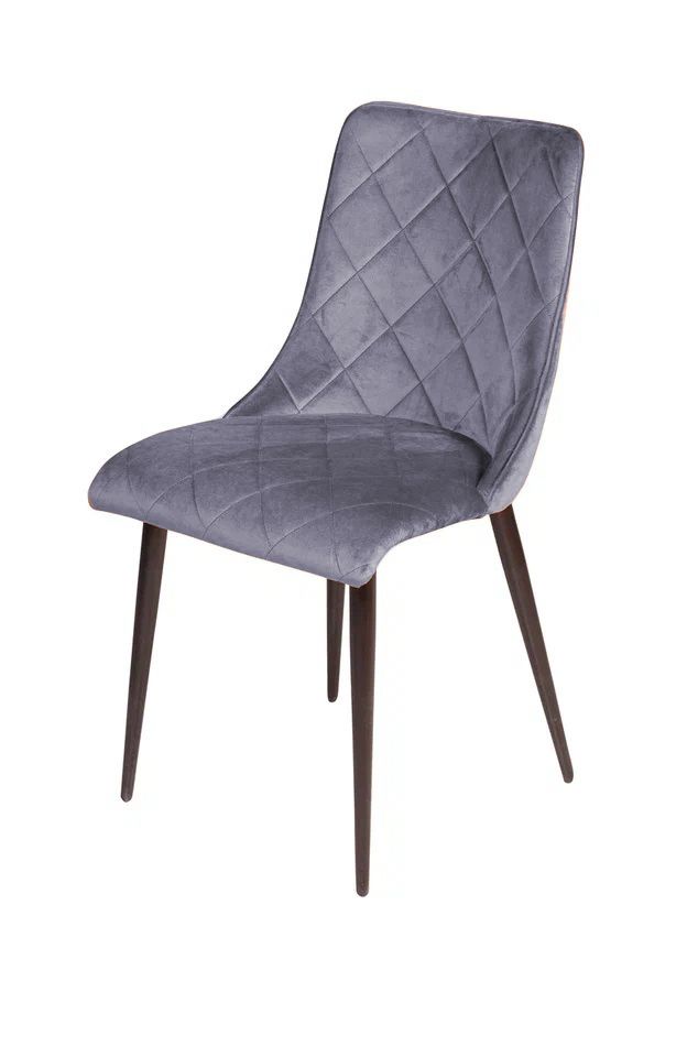 Стул Патрик, бархат серый 27