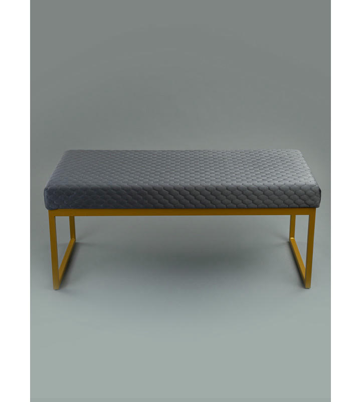 Банкетка Марсей 95-44 (темно-серый/золото)