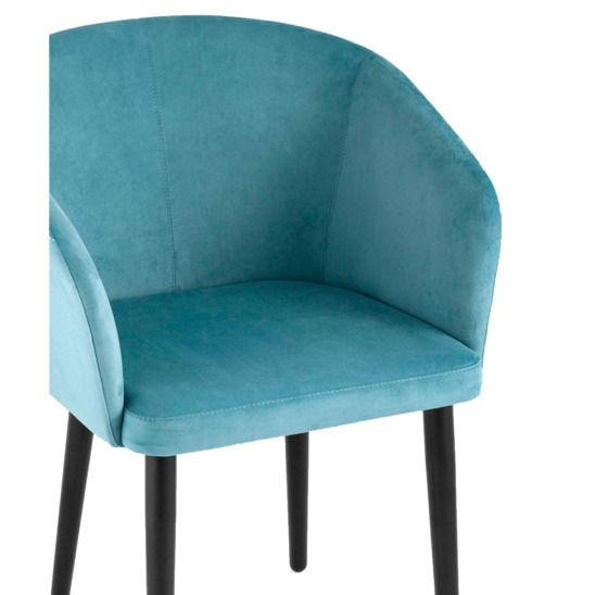 Стул Ральф велюр пыльно-голубой