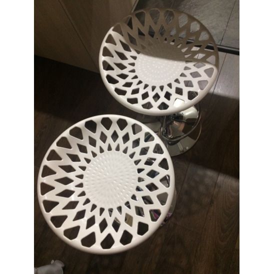 Барный стул Nest белый глянец