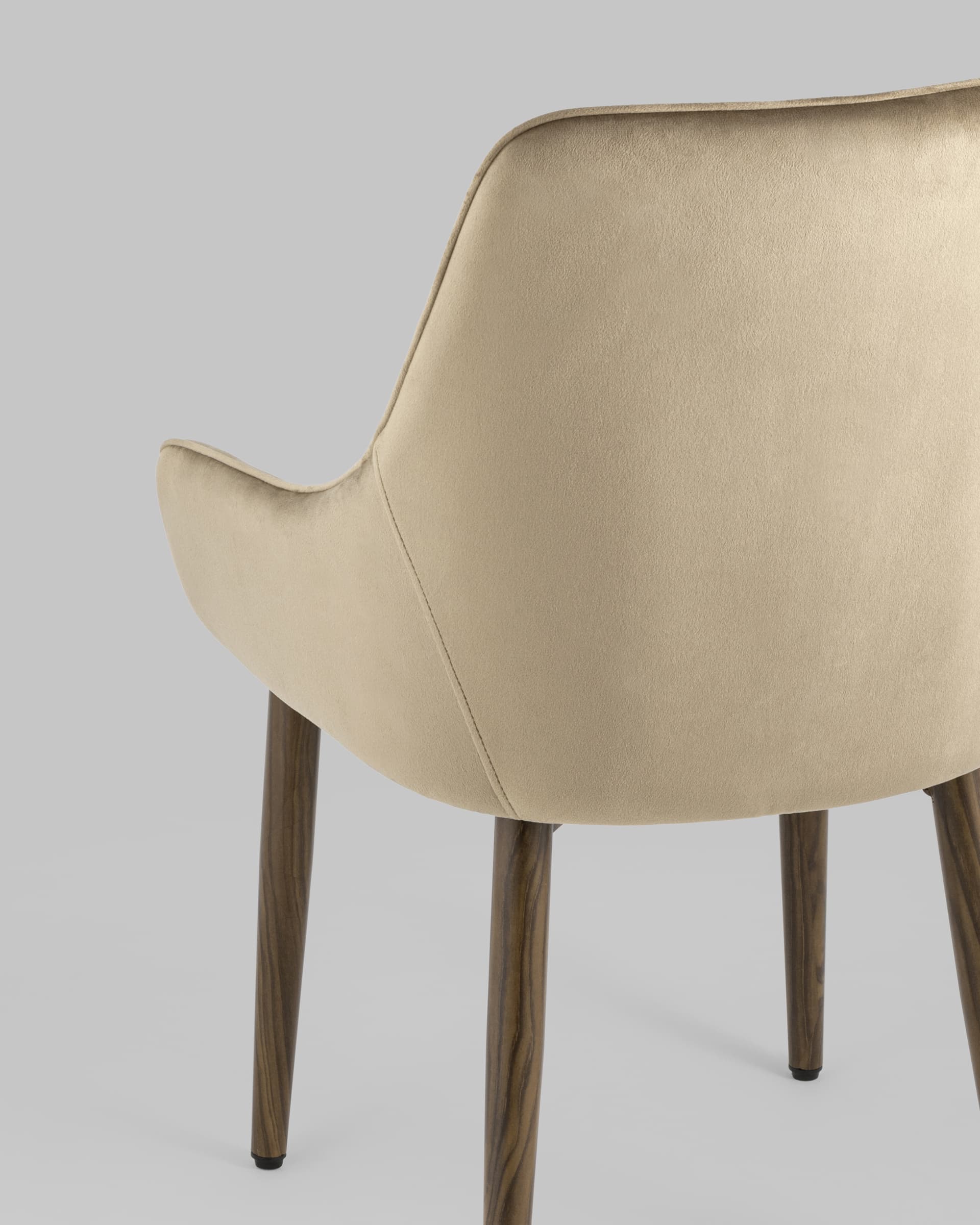 Стул Диана велюр бежевый 4 шт