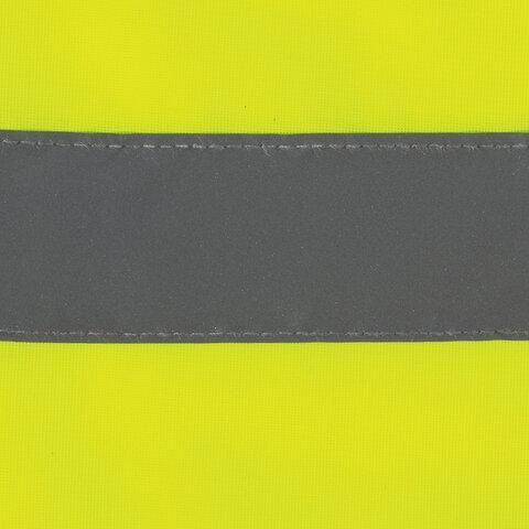 Жилет сигнальный ГОСТ, 2 светоотражающие полосы, ЛИМОННЫЙ, XXXL(60-62), ПЛОТНЫЙ, ГРАНДМАСТЕР, 610836