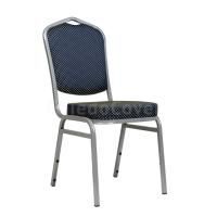 Стул Хит 20мм, серебро, корона синяя