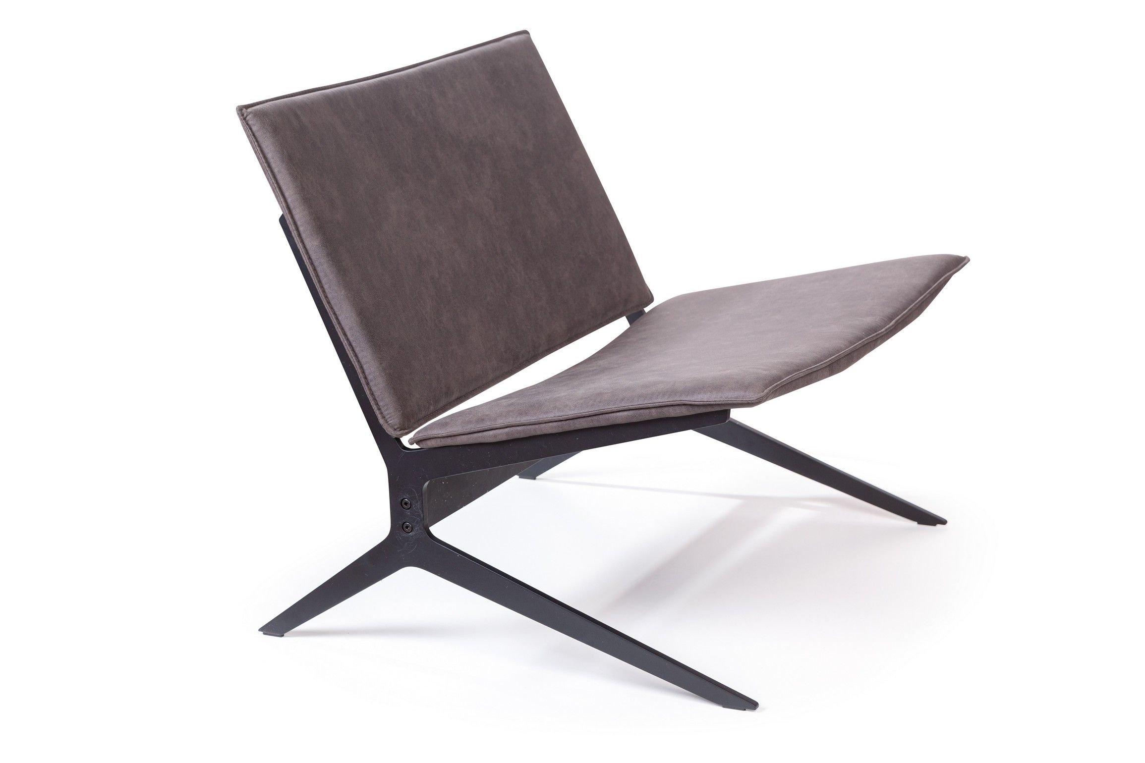 Кресло Флай, замша серый