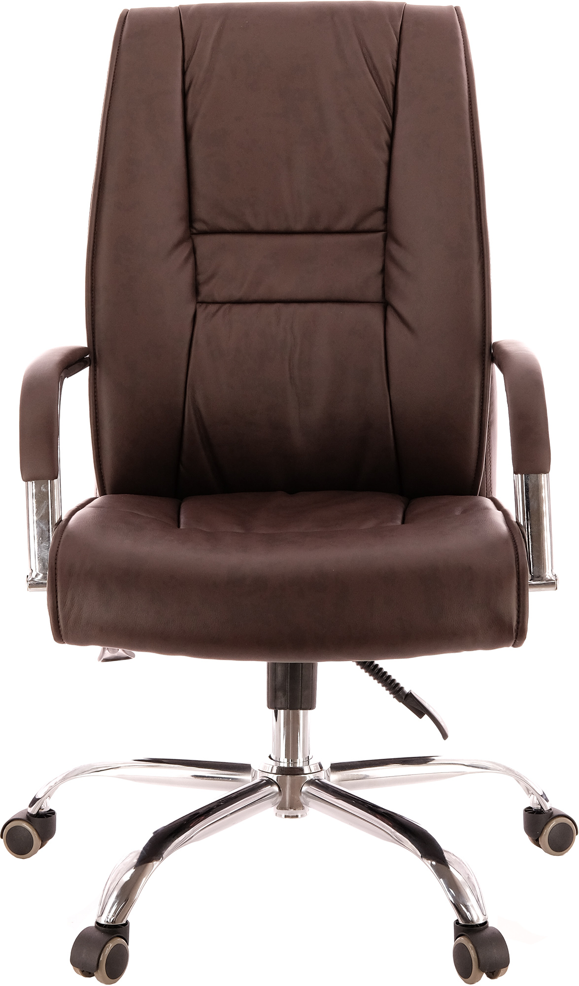 Кресло руководителя Everprof Kent (Кент) TM Экокожа Коричневый