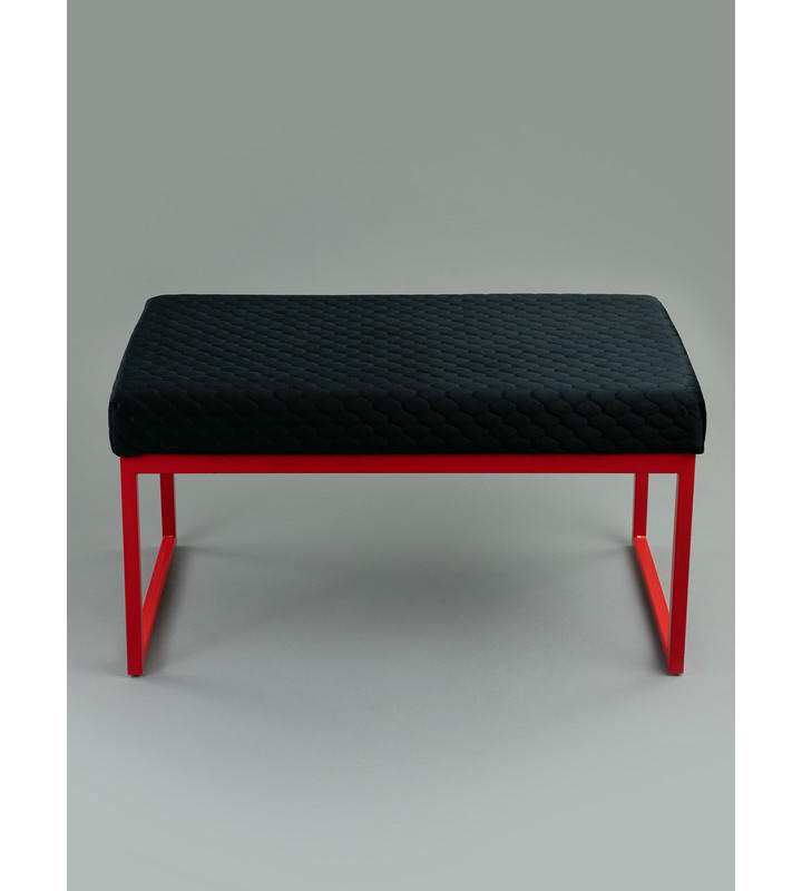 Банкетка Марсей 76-44 (черный/красный)