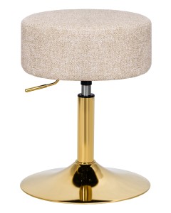 Пуф DOBRIN DANNY GOLD, бежевый твид (LEO26)