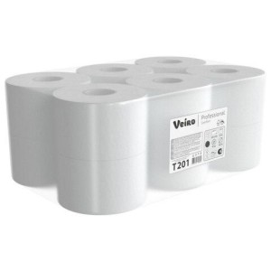 Бумага туалетная 190 м, VEIRO Professional (Система T2), КОМПЛЕКТ 12 шт., COMFORT, T201